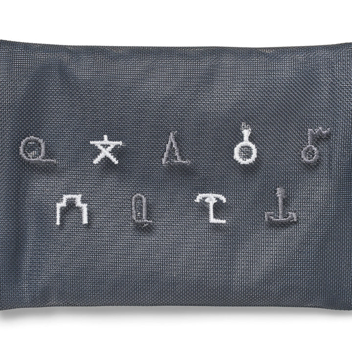 地図記号 メッシュミニポーチ/ブラック