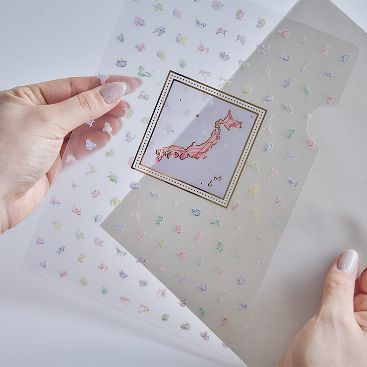 クリアファイル（2枚）/宝石