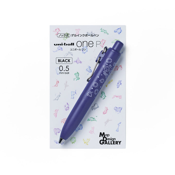 ボールペン（三菱鉛筆 ユニボールワンP）/宝石