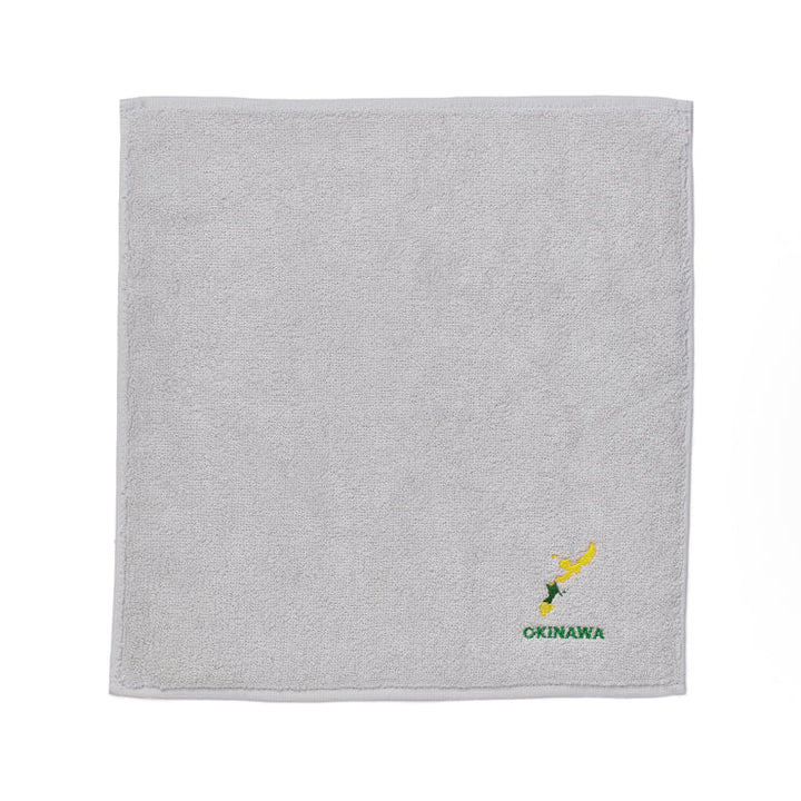 47palette タオルハンカチ(ライトグレー)/47 沖縄県