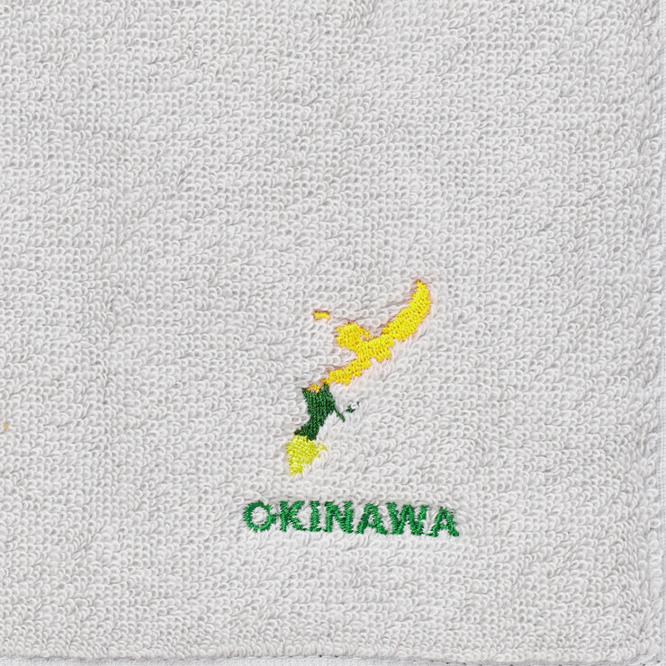 47palette タオルハンカチ(ライトグレー)/47 沖縄県