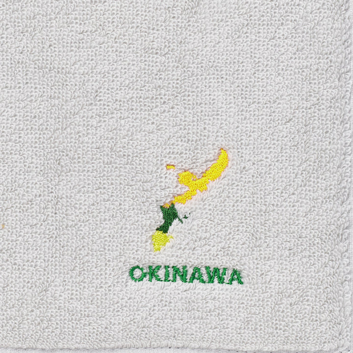 47palette タオルハンカチ(ライトグレー)/47 沖縄県