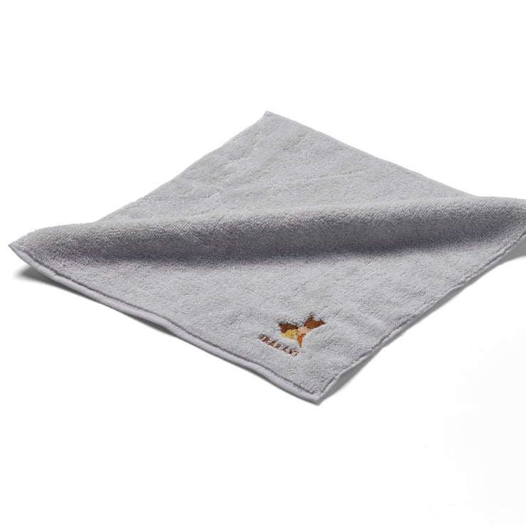 47palette タオルハンカチ(ライトグレー)/08 茨城県