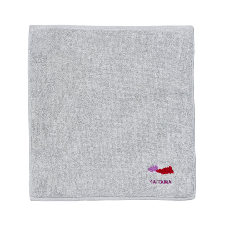 47palette タオルハンカチ(ライトグレー)/11 埼玉県