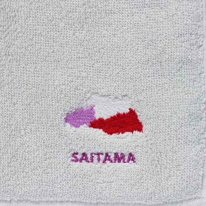 47palette タオルハンカチ(ライトグレー)/11 埼玉県