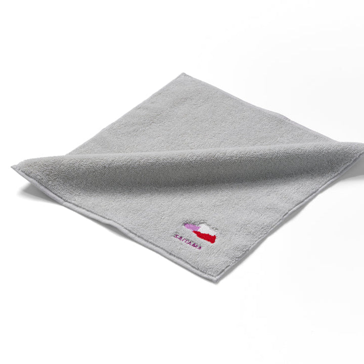 47palette タオルハンカチ(ライトグレー)/11 埼玉県