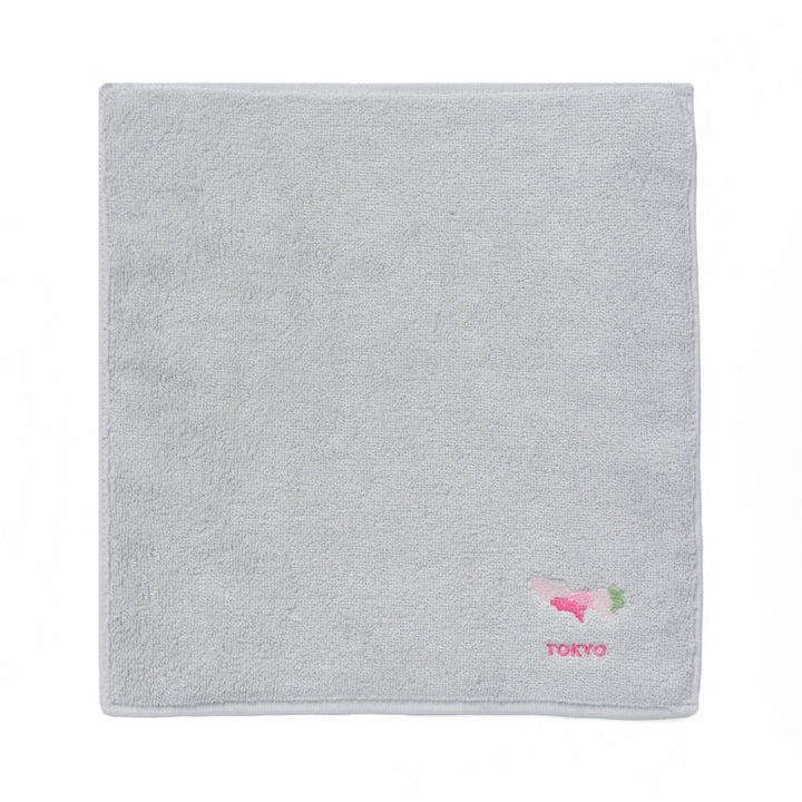 47palette タオルハンカチ(ライトグレー)/13 東京都