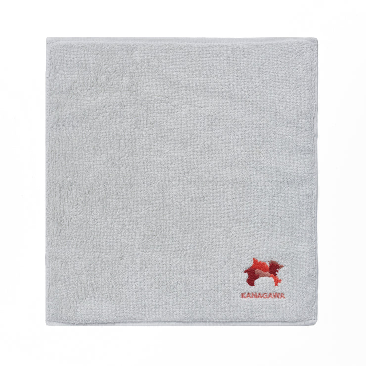 47palette タオルハンカチ(ライトグレー)/14 神奈川県