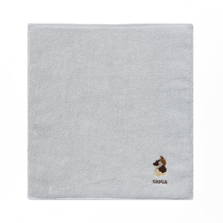 47palette タオルハンカチ(ライトグレー)/25 滋賀県