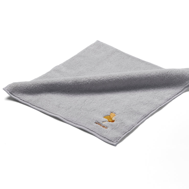 47palette タオルハンカチ(ライトグレー)/28 兵庫県