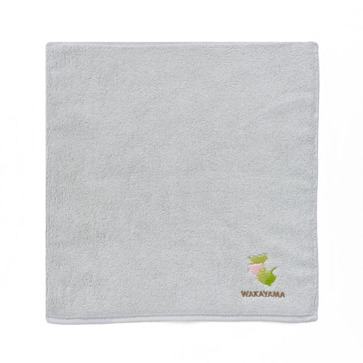 47palette タオルハンカチ(ライトグレー)/30 和歌山県