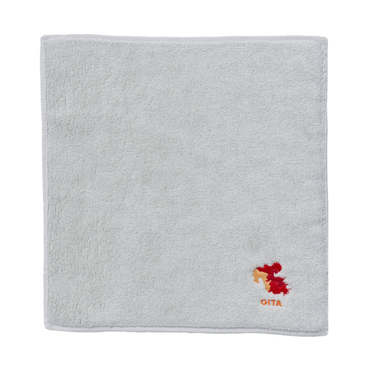 47palette タオルハンカチ(ライトグレー)/44 大分県