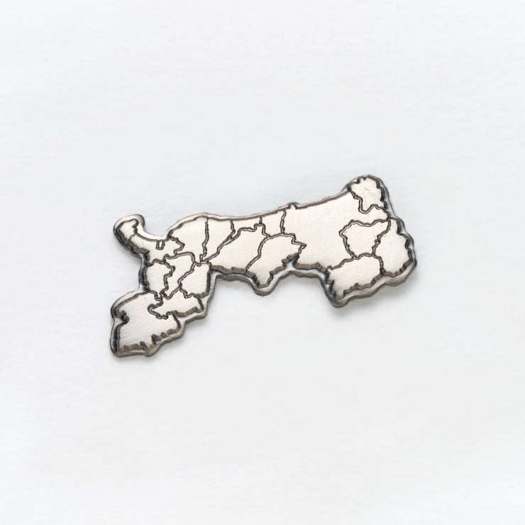 47都道府県ピンバッジ/31鳥取県 ゴールド/シルバー