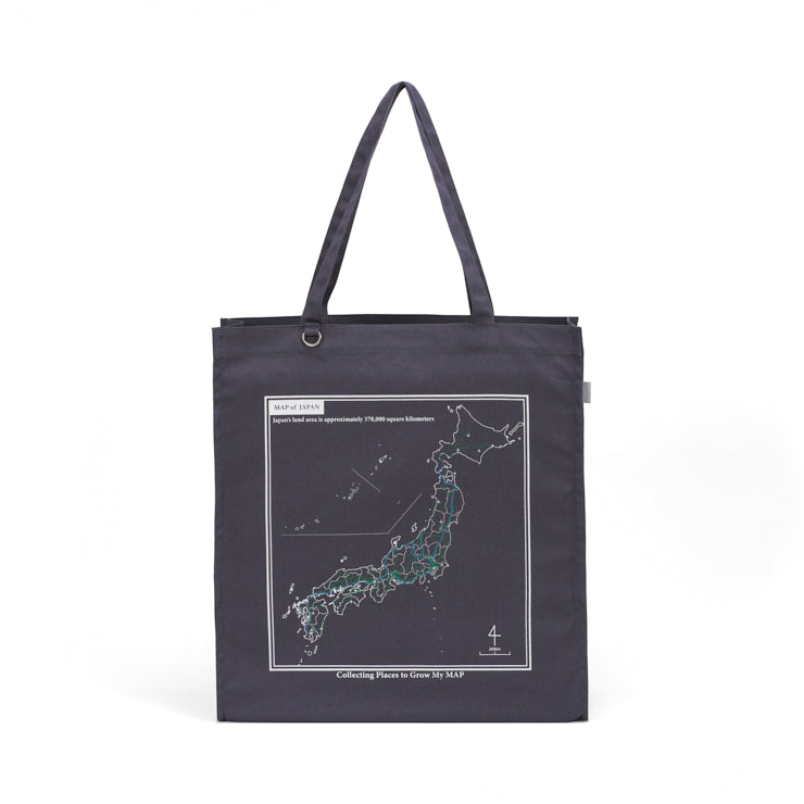 白地図 キャンバストートバッグ/日本列島｜Map Design GALLERY