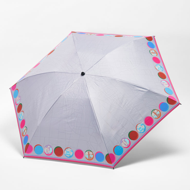 晴雨兼用折りたたみ傘/フルーツ いちご – Map Design GALLERY