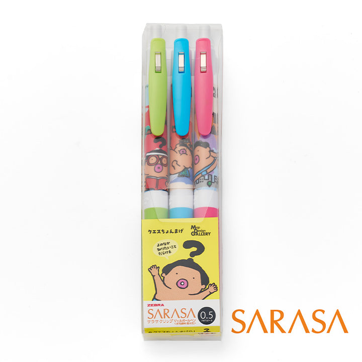 ボールペン3本セット/クエスちょんまげ