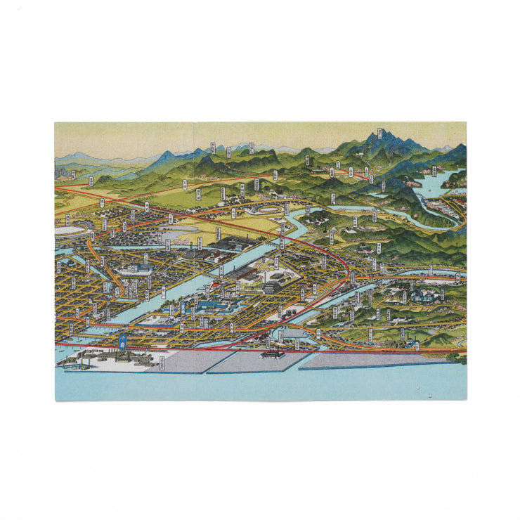 ポストカード/小倉市交通名所図絵