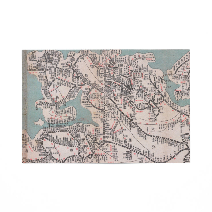 ポストカード/改訂鉄道案内図