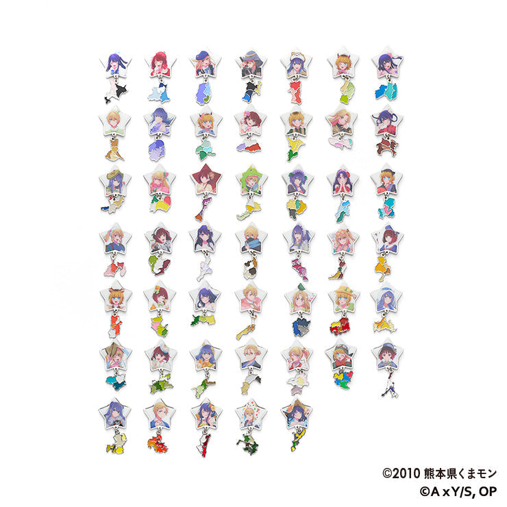 【推しの子】チャーム付ピンバッジ/10群馬県（MEMちょ）