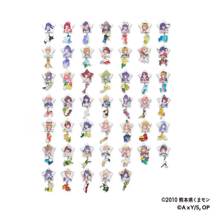 【推しの子】チャーム付ピンバッジ/22静岡県（ルビー）