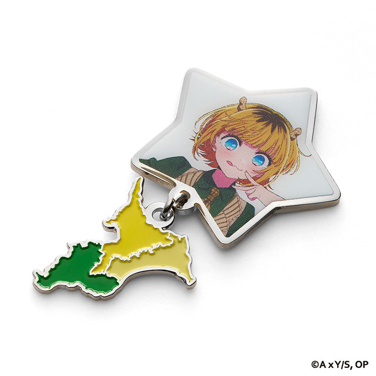 【推しの子】チャーム付ピンバッジ/12千葉県（MEMちょ）