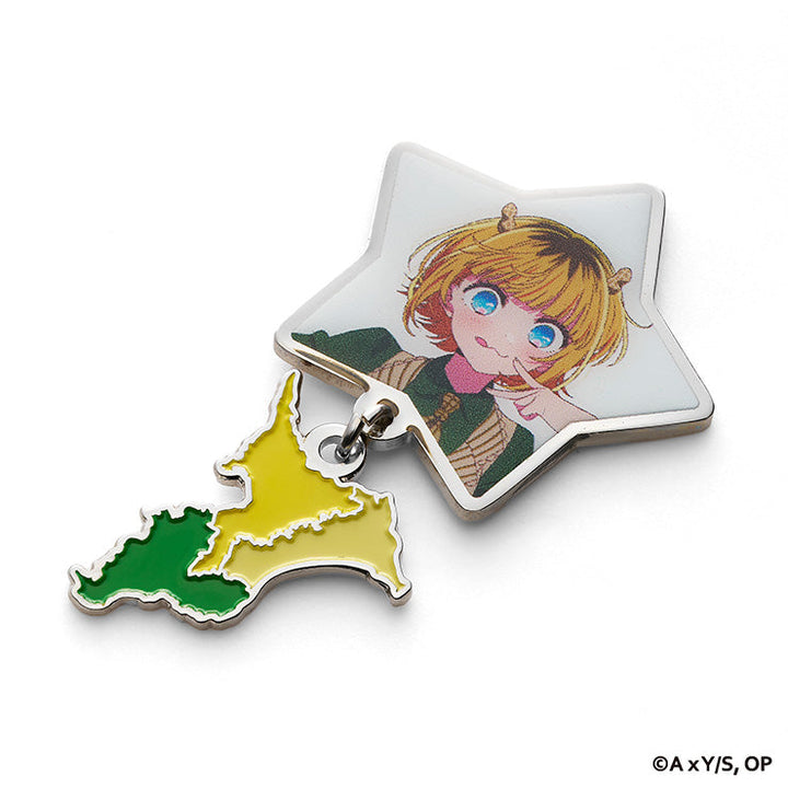 【推しの子】チャーム付ピンバッジ/12千葉県（MEMちょ）