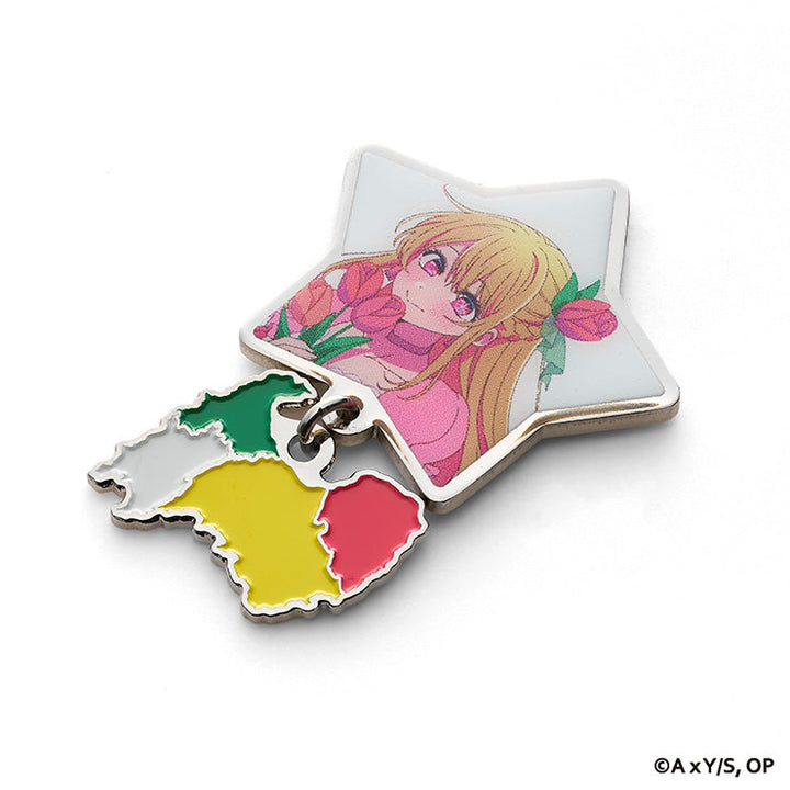 【推しの子】チャーム付ピンバッジ/16富山県（ルビー）