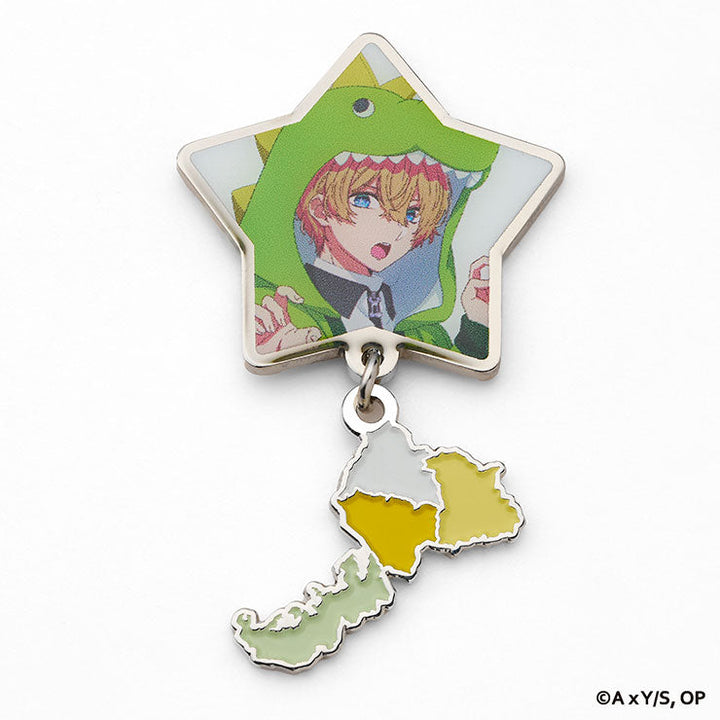 【推しの子】チャーム付ピンバッジ/18福井県（アクア）