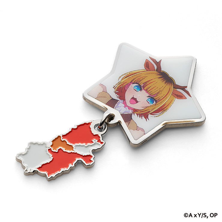 【推しの子】チャーム付ピンバッジ/29奈良県（MEMちょ）