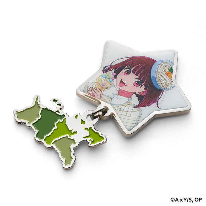 【推しの子】チャーム付ピンバッジ/37香川県（有馬かな）