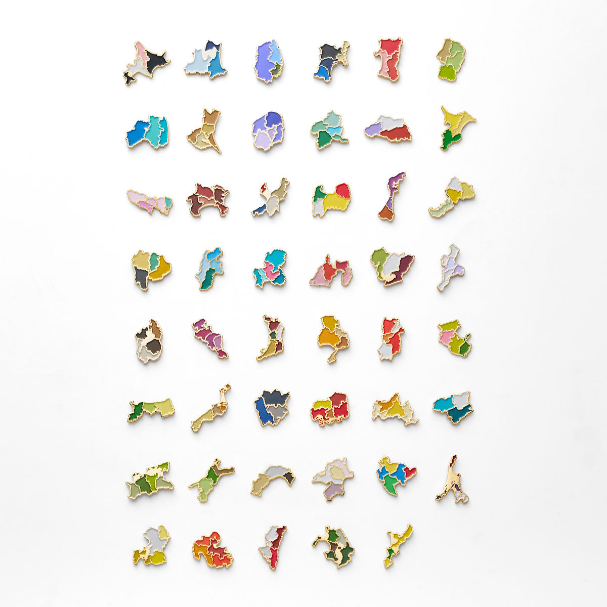 47palette カラーピンズプラス(2種)/22静岡県｜地図グッズ｜Map