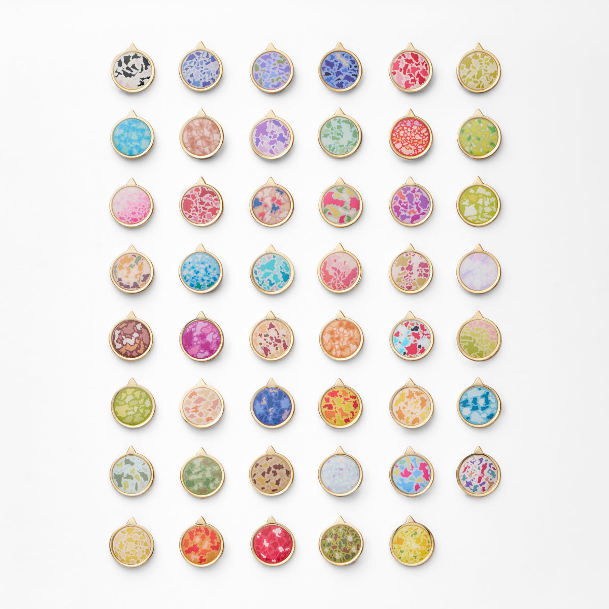 47palette カラーピンズプラス(2種)/39高知県｜地図グッズ｜Map Design