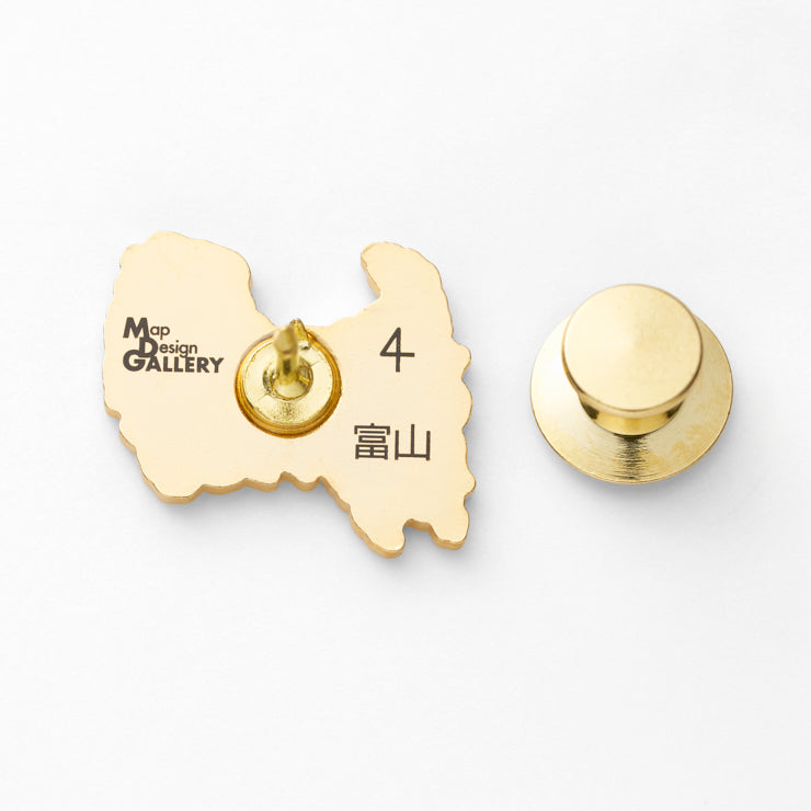 47palette カラーピンズプラス(2種)/16富山県｜地図グッズ｜Map Design