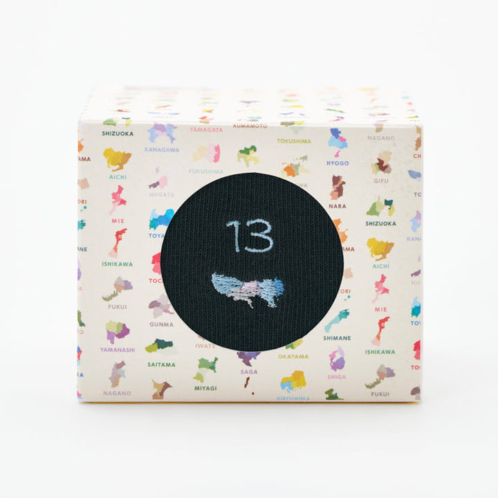 ソックス 2足組/47palette 13東京都