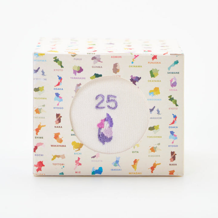 ソックス 2足組/47palette 25滋賀県