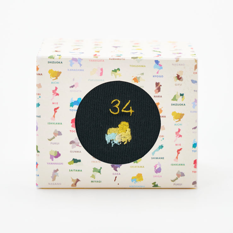 ソックス 2足組/47palette 34広島県