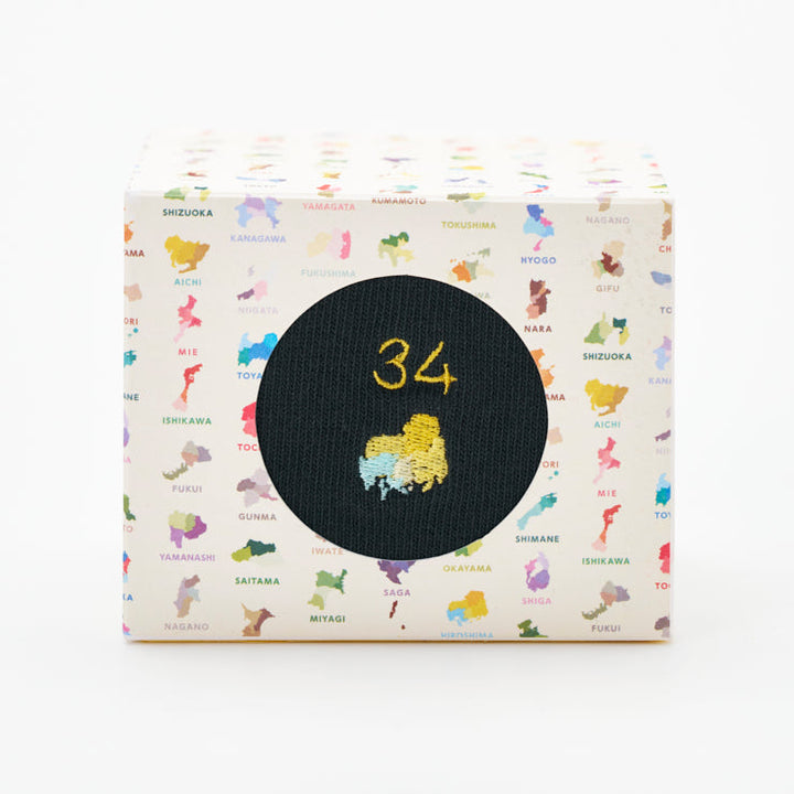 ソックス 2足組/47palette 34広島県