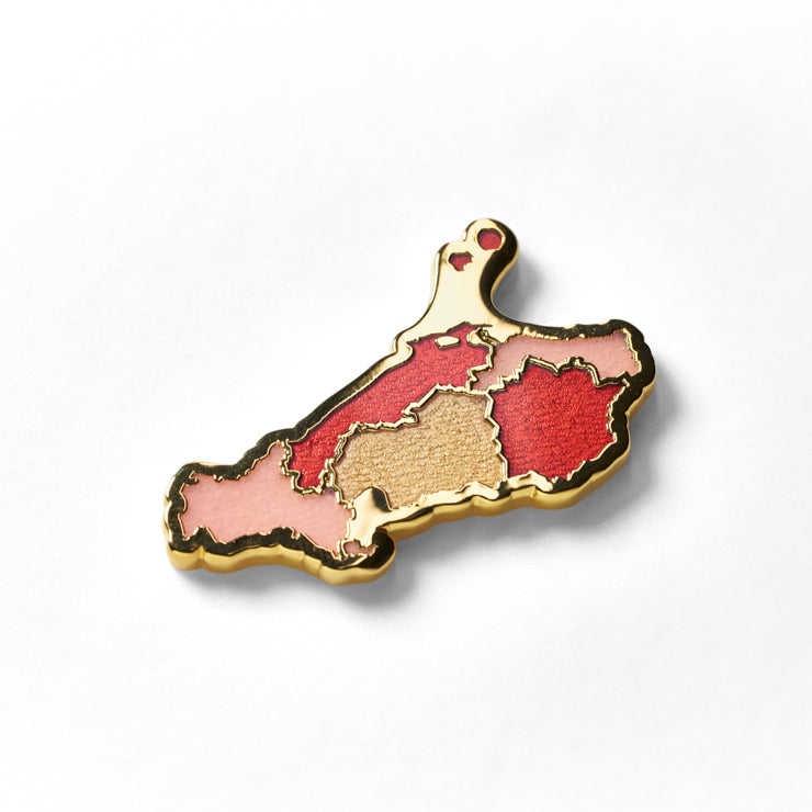 七宝焼ピンバッジ/中国地方