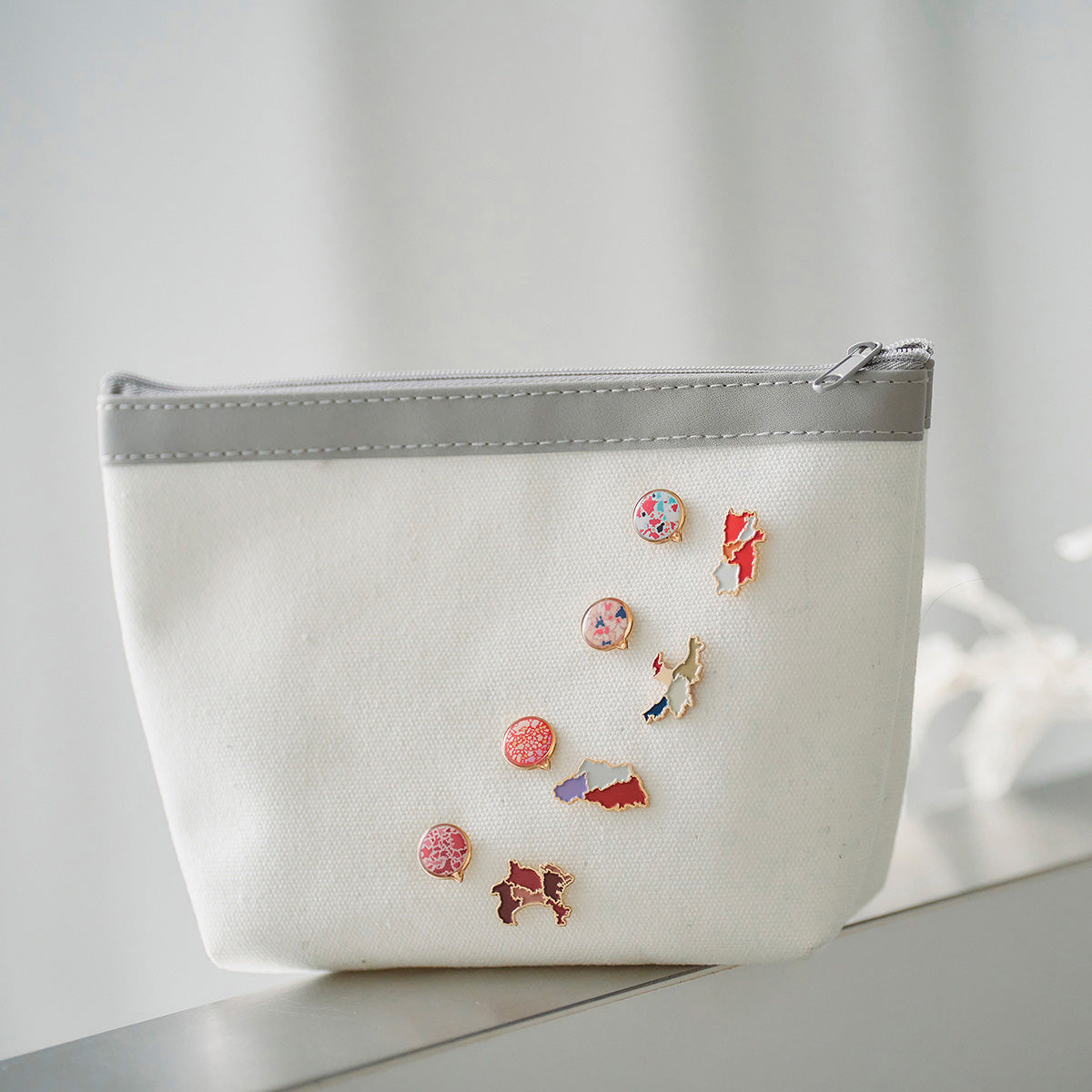 47palette カラーピンズプラス(2種)/41佐賀県|地図グッズ|Map Design 47palette カラーピンズプラス(2種)/41佐賀県|地図グッズ|Map Design