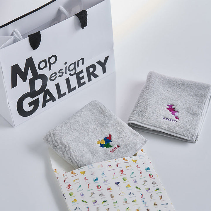 47palette タオルハンカチ(ライトグレー)/24 三重県