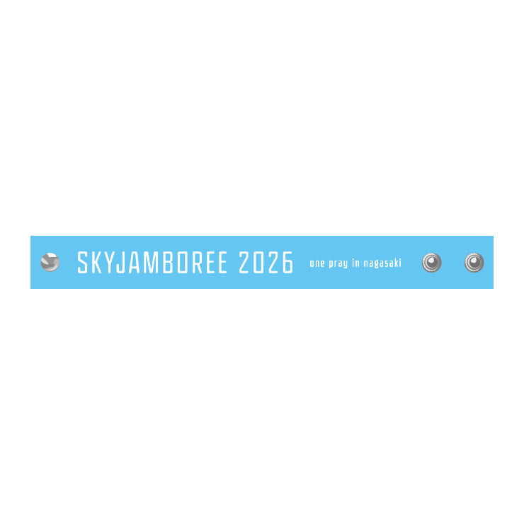 【Sky Jamboree 2026 オフィシャルグッズ】ラバーバンド クリア（現地受取）