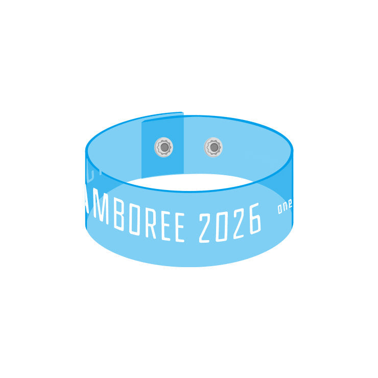 【Sky Jamboree 2026 オフィシャルグッズ】ラバーバンド クリア（現地受取）