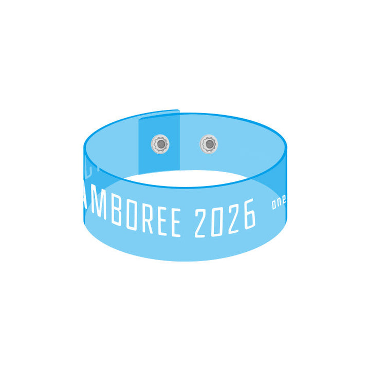 【Sky Jamboree 2026 オフィシャルグッズ】ラバーバンド クリア（現地受取）