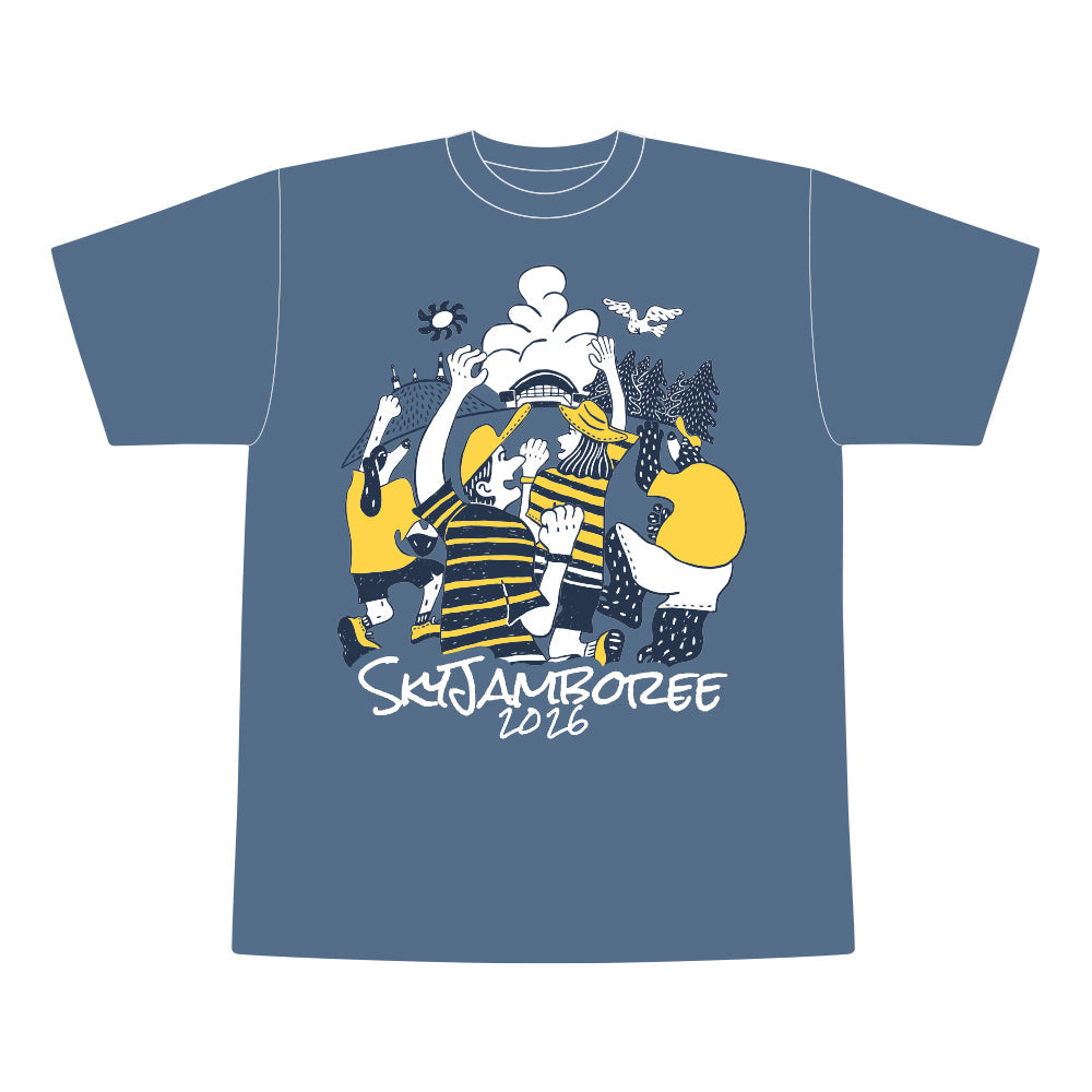 【Sky Jamboree 2026 オフィシャルグッズ】フレンズTシャツ ヘイジーブルー（現地受取）
