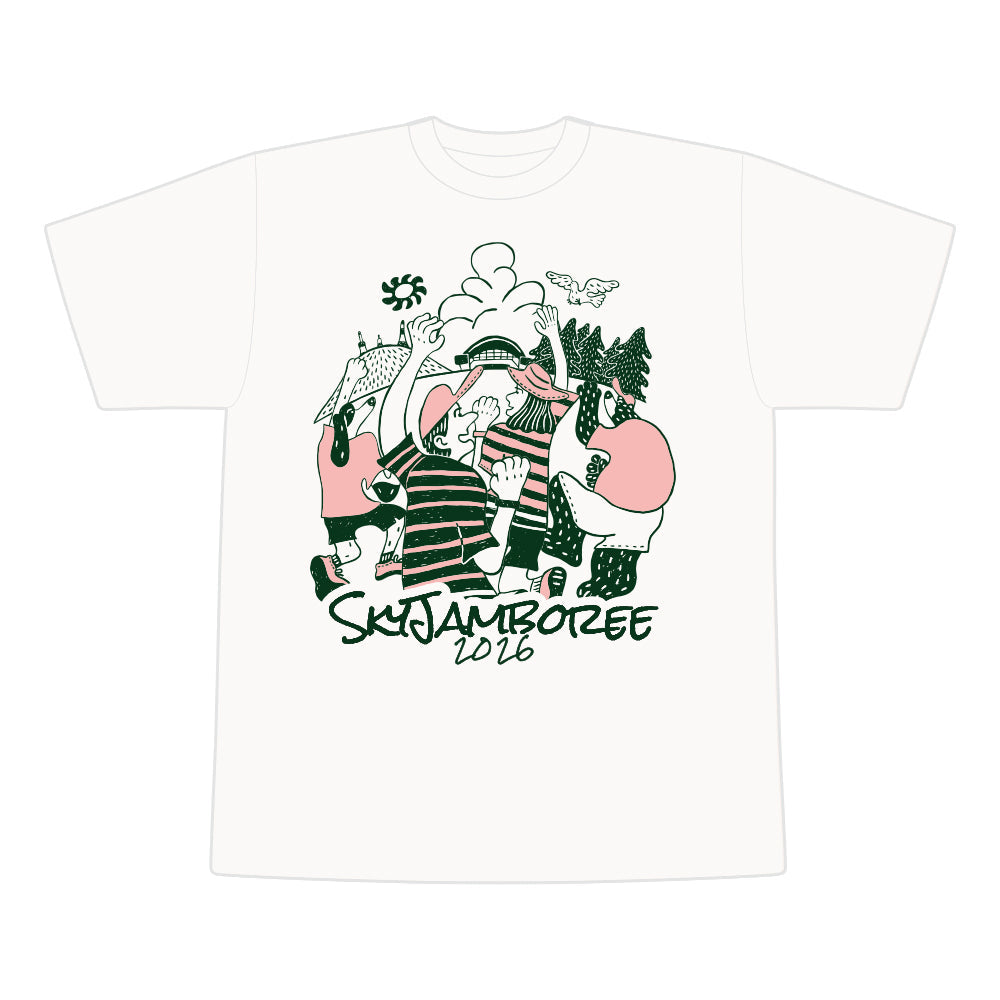 【Sky Jamboree 2026 オフィシャルグッズ】フレンズTシャツ アイボリー（現地受取）
