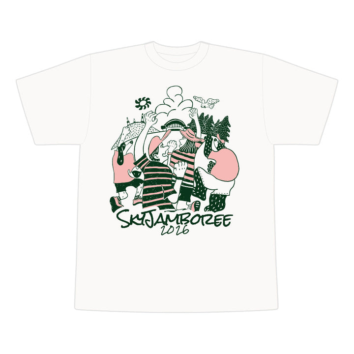 【Sky Jamboree 2026 オフィシャルグッズ】フレンズTシャツ アイボリー（現地受取）