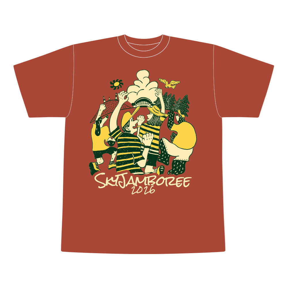 【Sky Jamboree 2026 オフィシャルグッズ】フレンズ Tシャツ  ヘイジーオレンジ（現地受取）