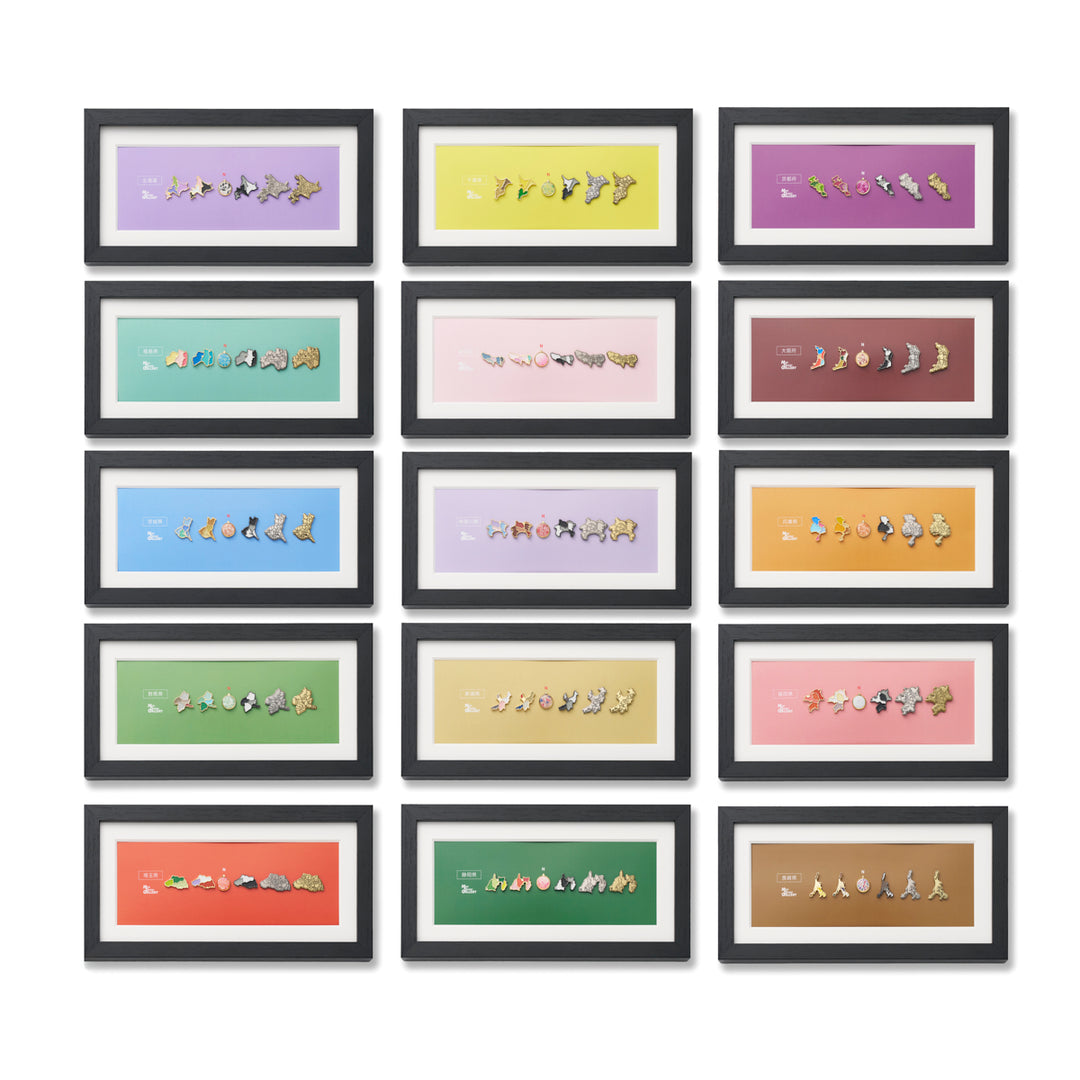 【受注生産】ピンバッジ都道府県セット/08茨城県