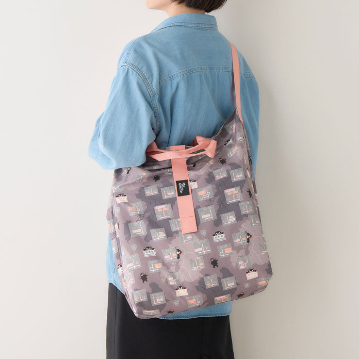 パッカブルバッグ/方面看板 熊本県 くまモンVer.