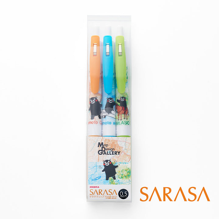 ボールペン3本セット/くまモンVer.